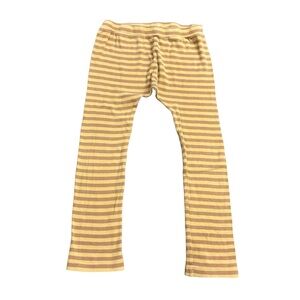 Kate Quinn Organics Brown Striped Leggings